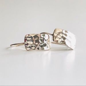 Silpada Sterling Silver Hammered Drop Earrings
